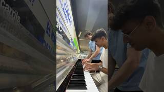 Magical Train Station Piano Duet Ludovico Einaudi’s Divenire Improvisation piano ludovicoeinaudi [upl. by Eselrahc]