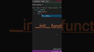 init function use in OOPS  object oriented programming using init function oop [upl. by Albric]