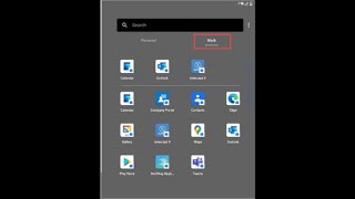 How to Create workprofile in Android device Work profile setup Work profile  Intune setup [upl. by Bear]