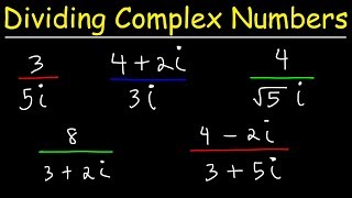 Dividing Complex Numbers [upl. by Sabba103]