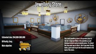 Jewelry Store Stealth Easy  One  armed Robber [upl. by Ahsilra]