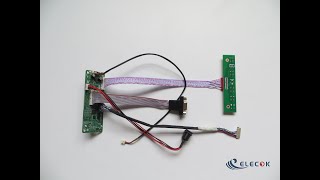 Driver Board for LCD G084SN05 V9 with VGA function substitute [upl. by Haeckel]