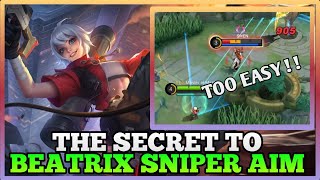 How Can they Aim Beatrix Sniper Easily  MLBB [upl. by Bolger137]