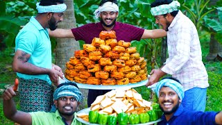 BREAD MASALA BAJJI 4K  Homemade Recipe  Andhra Village Food [upl. by Weil]