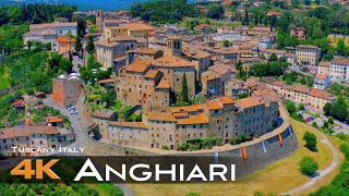 ANGHIARI 🇮🇹 Drone 4K Aerial  Tuscany Italy [upl. by Asirac]