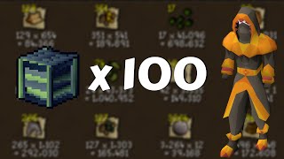 100 Supply Crates LOOT from Wintertodt 810 hours [upl. by Flaherty232]