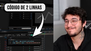 AUTOMATIZE TUDO Esse é o SCRIPT mais fácil pro AFTER EFFECTS [upl. by Erdnuaed]