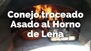 Conejo Asado al Horno de Leña  Receta Casera  Fácil y Barato [upl. by Spatz551]