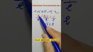 comment déterminer lencadrement  maths [upl. by Aeduj]