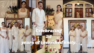 25th Wedding Anniversary Celebration appa amma anniversary  Ann Binil Maliakal [upl. by Eterg]