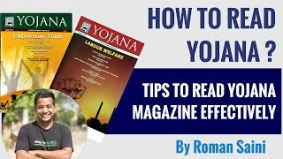 How To Read Yojana  Tips to Read Yojana Effectively  UPSC CSE 2018  2019 By Roman Saini [upl. by Willms]