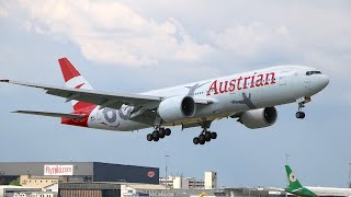 Emergency crash landing Austrian Airlines Boeing 777 at Toncontín Airport [upl. by Yrehc]