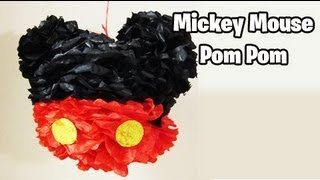 How to make Mickey Pom Poms [upl. by Aliahs]