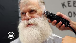 Amazing White Beard Gets Reshaped To Another Level [upl. by Harihat]