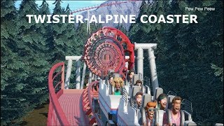 Planet Coaster TwisterAlpine RollerCoaster [upl. by Enawd]