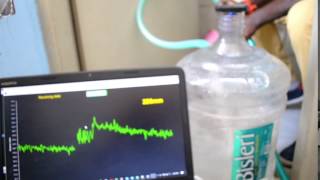 Liquid level sensor using VL53L0X Laser ToF sensor [upl. by Waldo794]