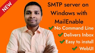 Build SMTP server on Windows server with MailEnable for Inbox Delivery  No Command Line [upl. by Danielle]