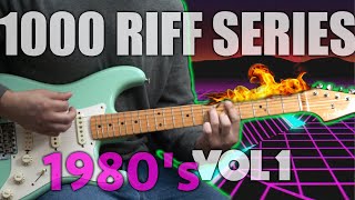 40 Best 80s Guitar Riffs  Vol 1 4K [upl. by Christabelle]