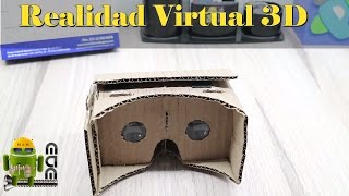 Como Hacer Unas Gafas 3D VR para tu telefono muy facil [upl. by Aramoiz795]