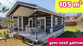 YENİ NESİL YALITIMLI Prefabrik Ev Turu ve Fiyatı  Kazıklı Gizli Temel 105 m² [upl. by English]