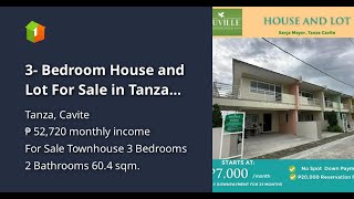 3 Bedroom House and Lot For Sale in Tanza Cavite  Neuville Townhomes [upl. by Mirelle414]