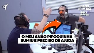 O Palhaço Bri bri bri bró bró bró e o apelo para o Anão Pipoquinha  Band Bom Dia [upl. by Wagner]