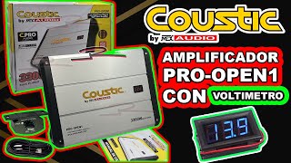 Amplificador con VOLIMETRO COUSTIC PROOPEN1 [upl. by Katee]