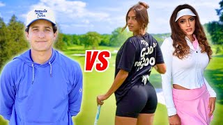 Karol Priscilla amp Her Friend vs ShortGameKing [upl. by Enitselec169]