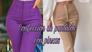 Confección de pantalón con pinzas [upl. by Zeidman]