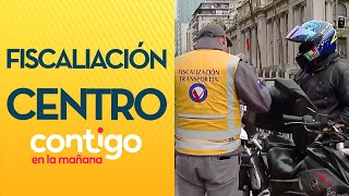 SIN DOCUMENTOS Autoridades fiscalizaron vehículos y motos en Santiago  Contigo en la Mañana [upl. by Eloc]