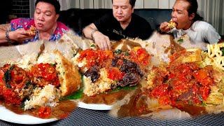 MUKBANG NASI PADANG TERENAK RM DUTA MINANGMAS GONDRONG SEKALI SUAP SATU KEPULAUAN HILANG [upl. by Patrizius]