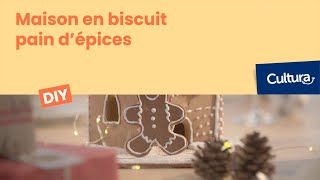 DIY créatif  Maison en biscuit pain dépices [upl. by Anoyi]