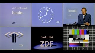 ZDF quotHeutequot Nachrichten und Sendeschluß 28121983 [upl. by Aipmylo]