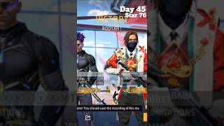 CS Rank Strike 0 Day 45  Rank Master  Star 76 freefire trending youtubeshorts viralvideo new [upl. by Massey]