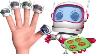 Robot Finger Family And Many More  Nursery Rhymes amp Kids Songs  Finger Family Songs For Babies [upl. by Krucik]