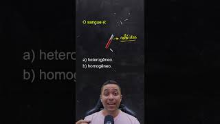 Homogêneo ou Heterogêneo enem vestibular química [upl. by Emelia400]