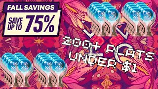 Get Over 200 EASY Platinums for Under 1 Each Fall Savings Sale 2024 [upl. by Bathelda]