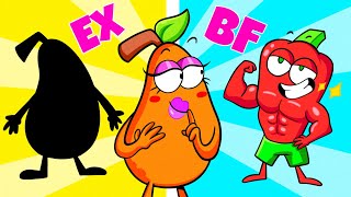 New Boyfriend VS Exboyfriend  Funny Life of Pears  Pear Couple Global [upl. by Ahsatan712]