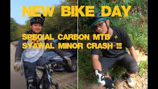 MTB Singapore New Bike Day   Rider Injured [upl. by Kcirdle]