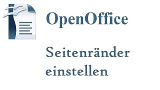 OpenOffice Seitenränder einstellen [upl. by Akiemehs]