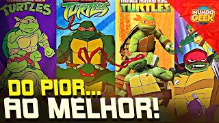 do PIOR ao MELHOR TARTARUGAS NINJA TODAS AS SÉRIE ANIMADAS ANALISADAS E RANKEADAS [upl. by Jt]