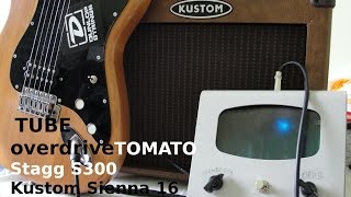 Ламповый преамп по схеме TOMATO Легкий обзор на гитаре Stagg S300 с мрдификацией [upl. by Aoket261]