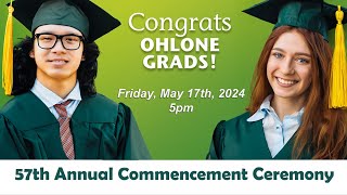 Ohlone College 57th Commencement Ceremony [upl. by Ermeena78]