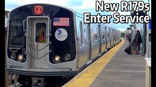 ⁴ᴷ New R179 Subway Cars  First Day of Passenger Service [upl. by Harmony]