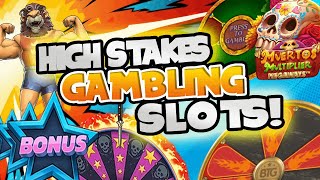 High Stakes Gambling Slots Can we get some BIG WINS  SpinItIncom [upl. by Ardnaed574]