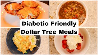 Making Diabetic Friendly Dollar Tree Meals  Low Carb Budget Friendly Recipes [upl. by Huskey]