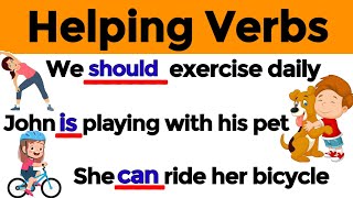 Helping verbs Auxiliary verb  Use of helping verb  helping verb for kids  Verbs for kids  verb [upl. by Austin]