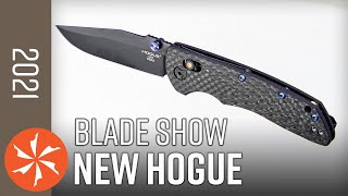 New Hogue Knives at Blade Show 2021  KnifeCentercom [upl. by Jordan536]