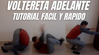 COMO HACER VOLTERETA ADELANTE  TUTORIAL FACIL Y RAPIDO [upl. by Rebeh]