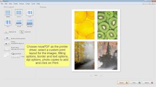 Convert images to PDF using Picasa [upl. by Erialcyram]